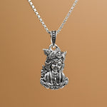 Bal Krishna silver pendant With Chain