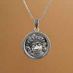 Kashtbhanjan Dev Hunuman Silver Pendant With Chain