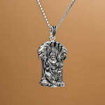 Laxmi Narasimha Silver Pendant With Chain