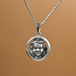 Lord Shree Ram Silver Pendant With Chain