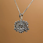 Devi Kali Silver Pendant With Chain