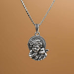 Laddu Gopal with Calf Silver Pendant With Chain