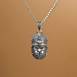 Hanuman Silver Pendant with chain