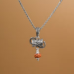 Damaru Silver Pendant