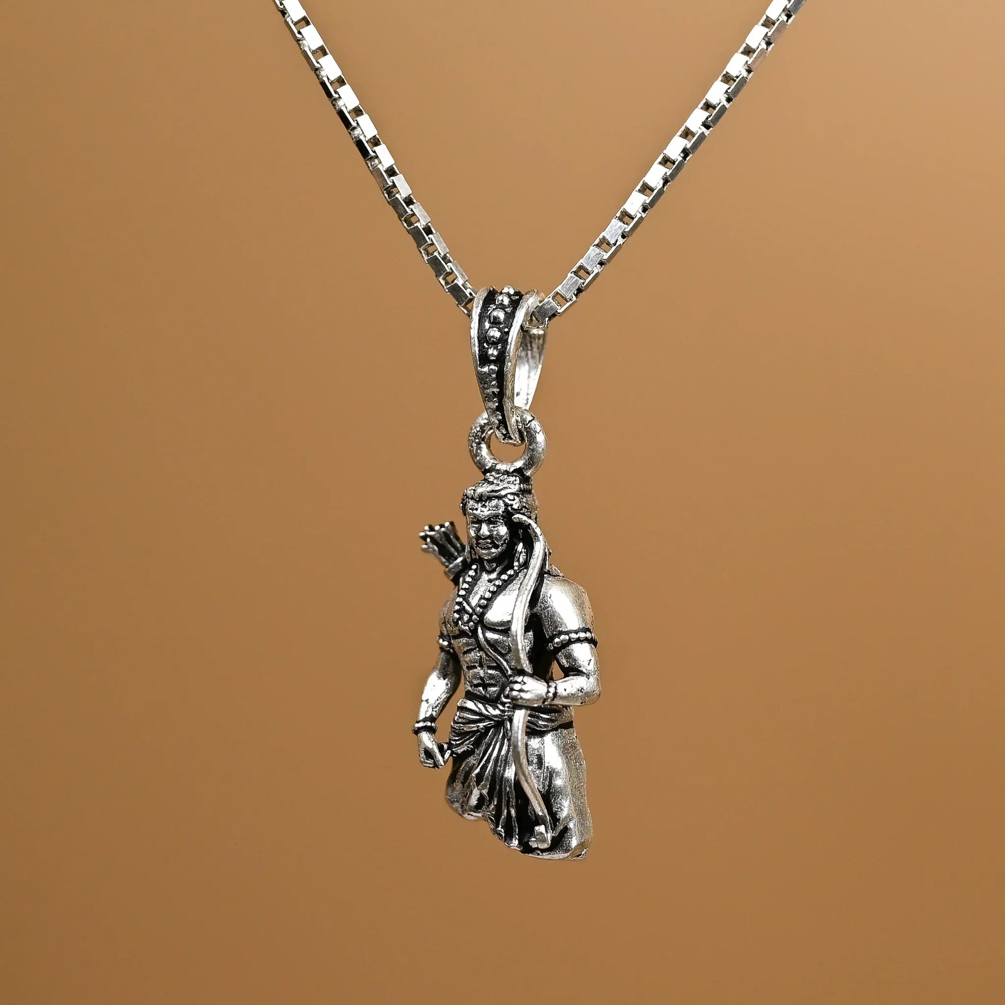 Veer Ram Silver Pendant
