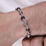 Original Karungali with Shree Hari Silver Bracelet