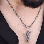 Authentic Lord Hanuman Silver Pendant