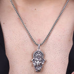 Authentic Lord Ganesha Silver Pendant