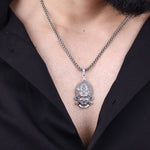 Khatu Shyam Baba Silver Pendant