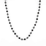 Rudraksha and Om Namah Shivay silver beads mala