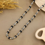 Premium Karungali wood mala with engraved Jay Shree Ram silver beads
