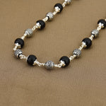 Karungali Silver Mala (Spherical Beads)
