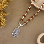 Khatu Shyam Baba Silver Pendant