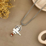 Spiritual Shivling Rudraksha Silver Pendant