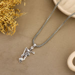 Lord Hanuman Silver Pendant