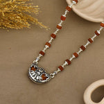 1 Mukhi Rudraksha with Adiyogi Silver Cap Pendant