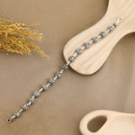 Shree Hari Silver Bead Bracelet