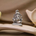 Lord Gajanana Silver Idol