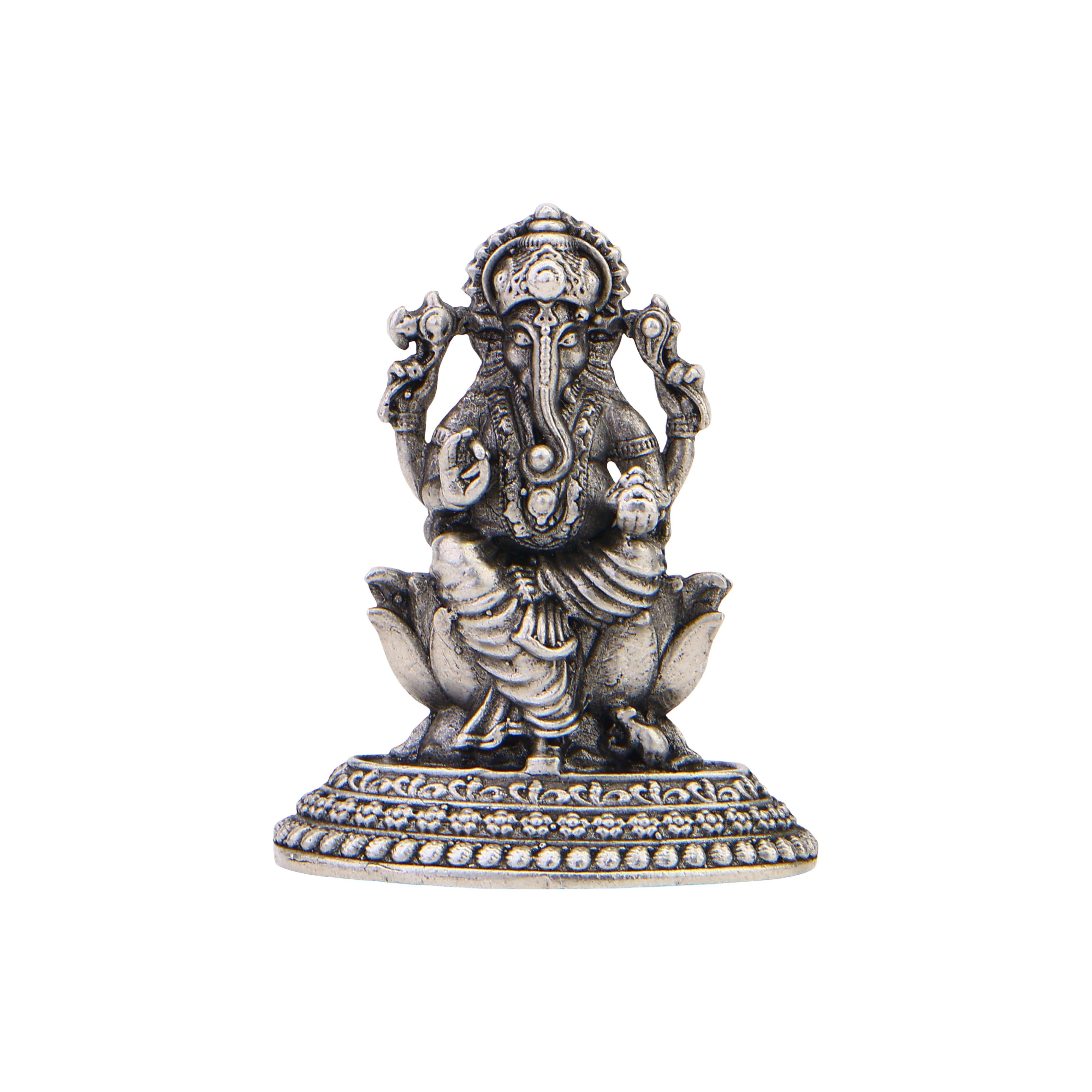 92.5 Silver Ganesha Murti