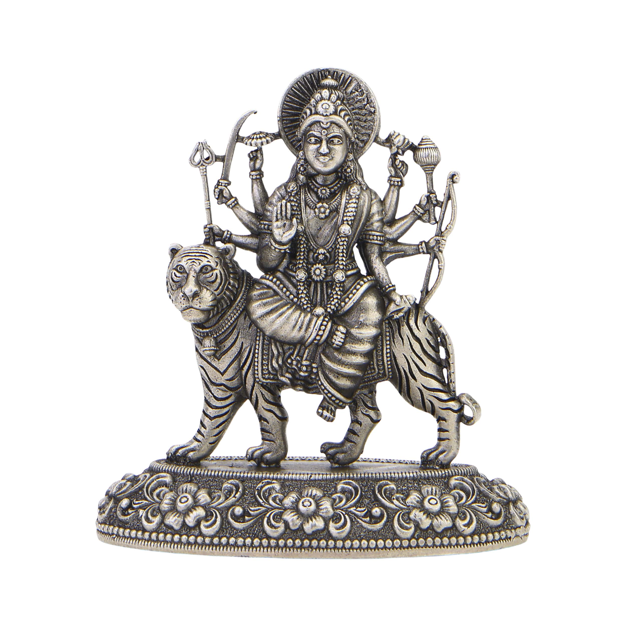 Durga Mata Silver Murti