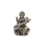 Goddess Saraswati Silver Idol