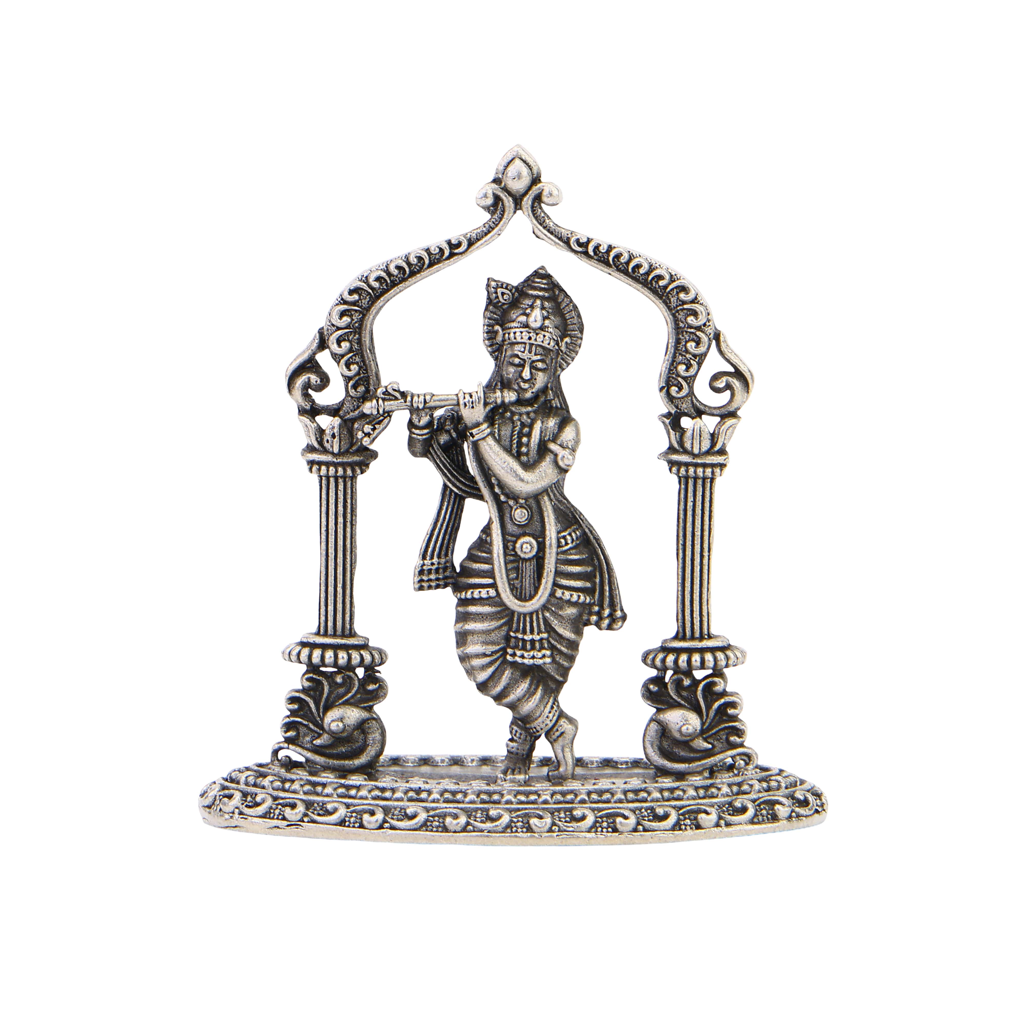 Murli Manohar Krishna Silver Idol