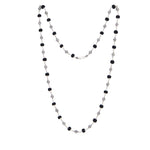 Karungali Silver Mala (Round Beads)