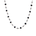 Karungali Silver Mala (Round Beads)