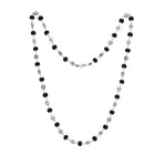 Karungali Silver Mala Square Beads