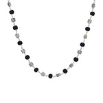Authentic Karungali Silver Mala Square Beads