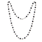Karungali Silver Mala (Ornate Sphere Beads)
