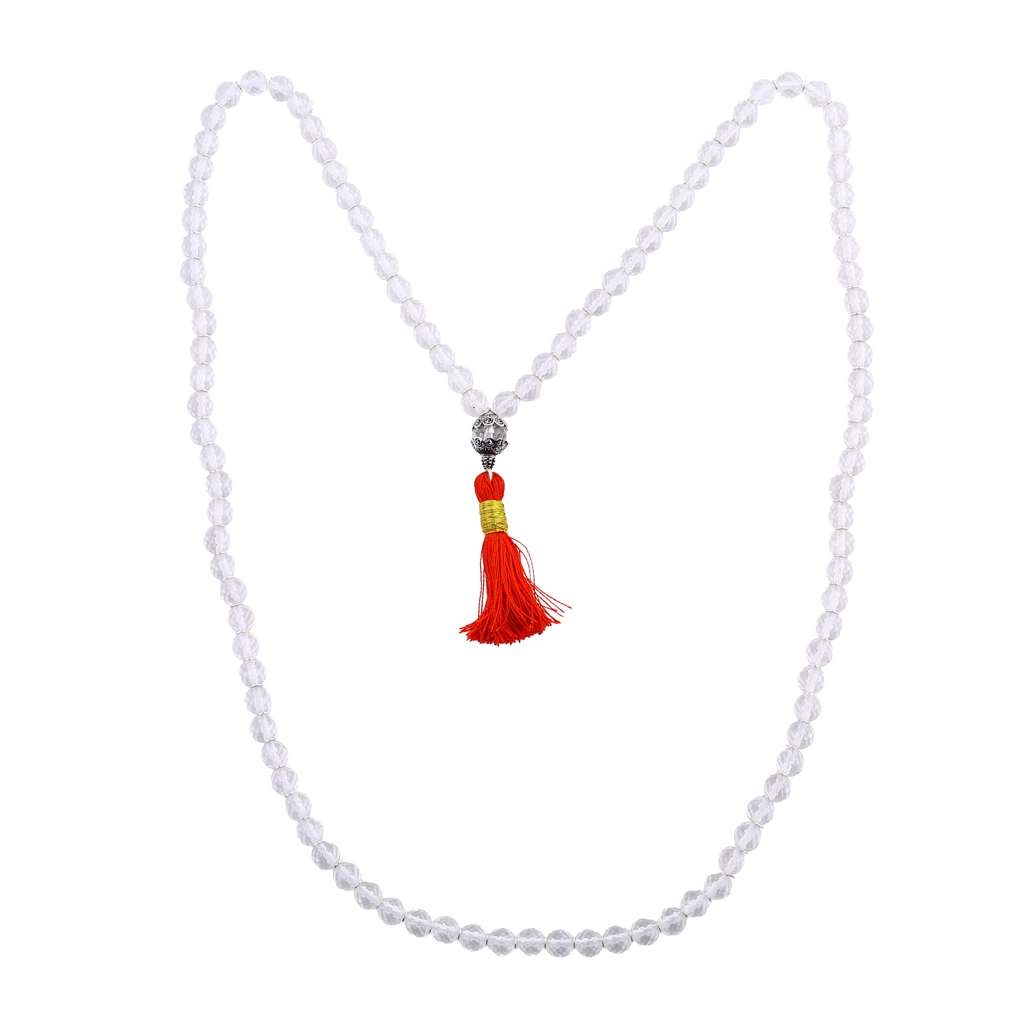 Sphatik Beads Jap Mala
