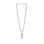 Sheshnag Shivling Rudraksha Silver Pendant