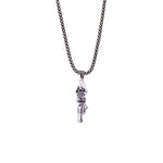 Premium 925 silver Trishul Damru pendant with intricate detailing