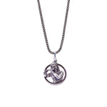 Lord Krishna Silver Pendant
