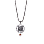 Sacred Mantra Shiva Silver Pendant