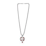 Spiritual Om Rudraksha Silver Pendant