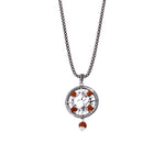 Spiritual Om Rudraksha Silver Pendant