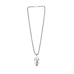 Shivling Rudraksha Silver Pendant