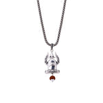 Shivling Rudraksha Silver Pendant