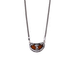 Mukhi Rudraksha with Trishul Silver Cap Pendant