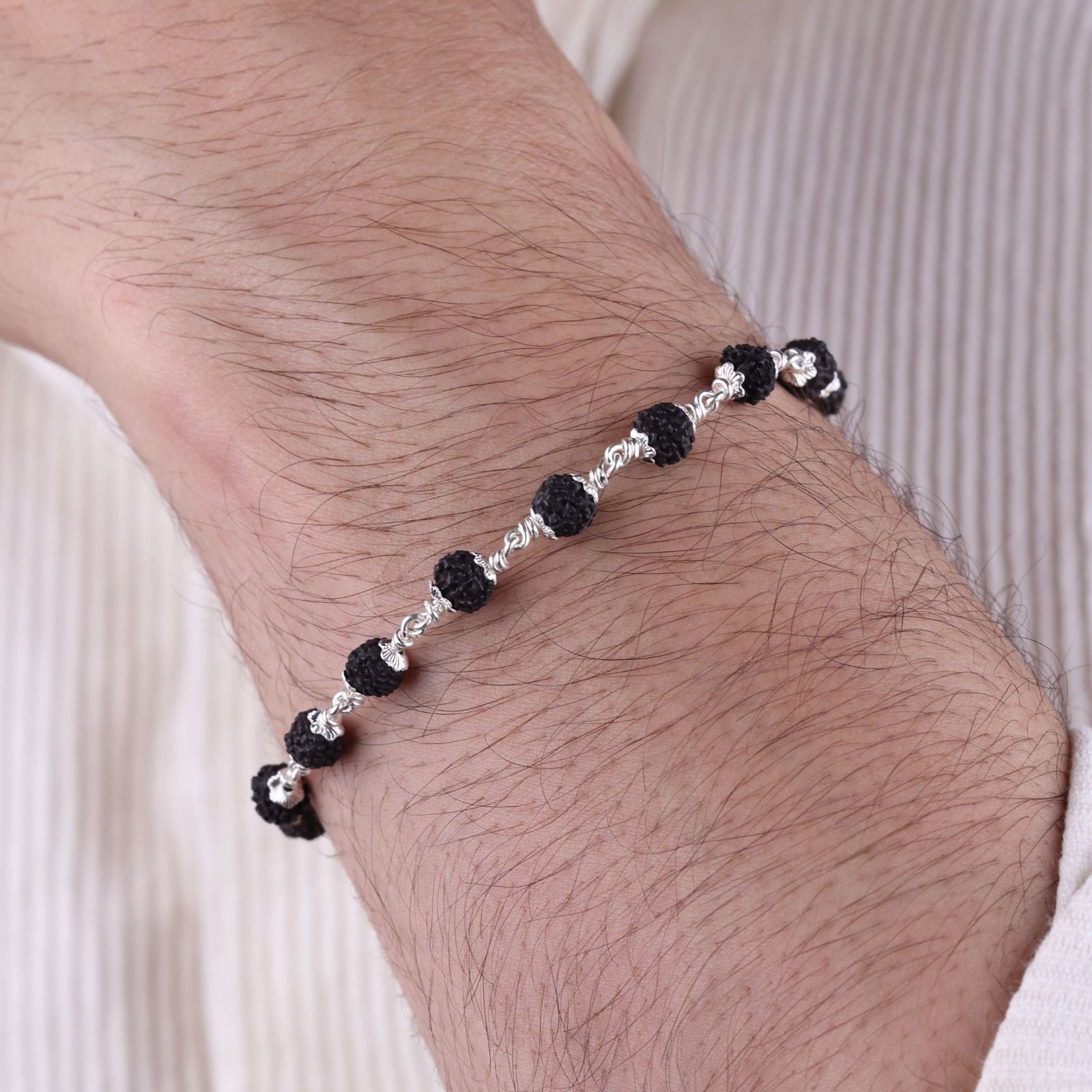 6–7 mm Black Rudraksha Bracelet
