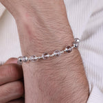 Original Sphatik Bead Silver Bracelet