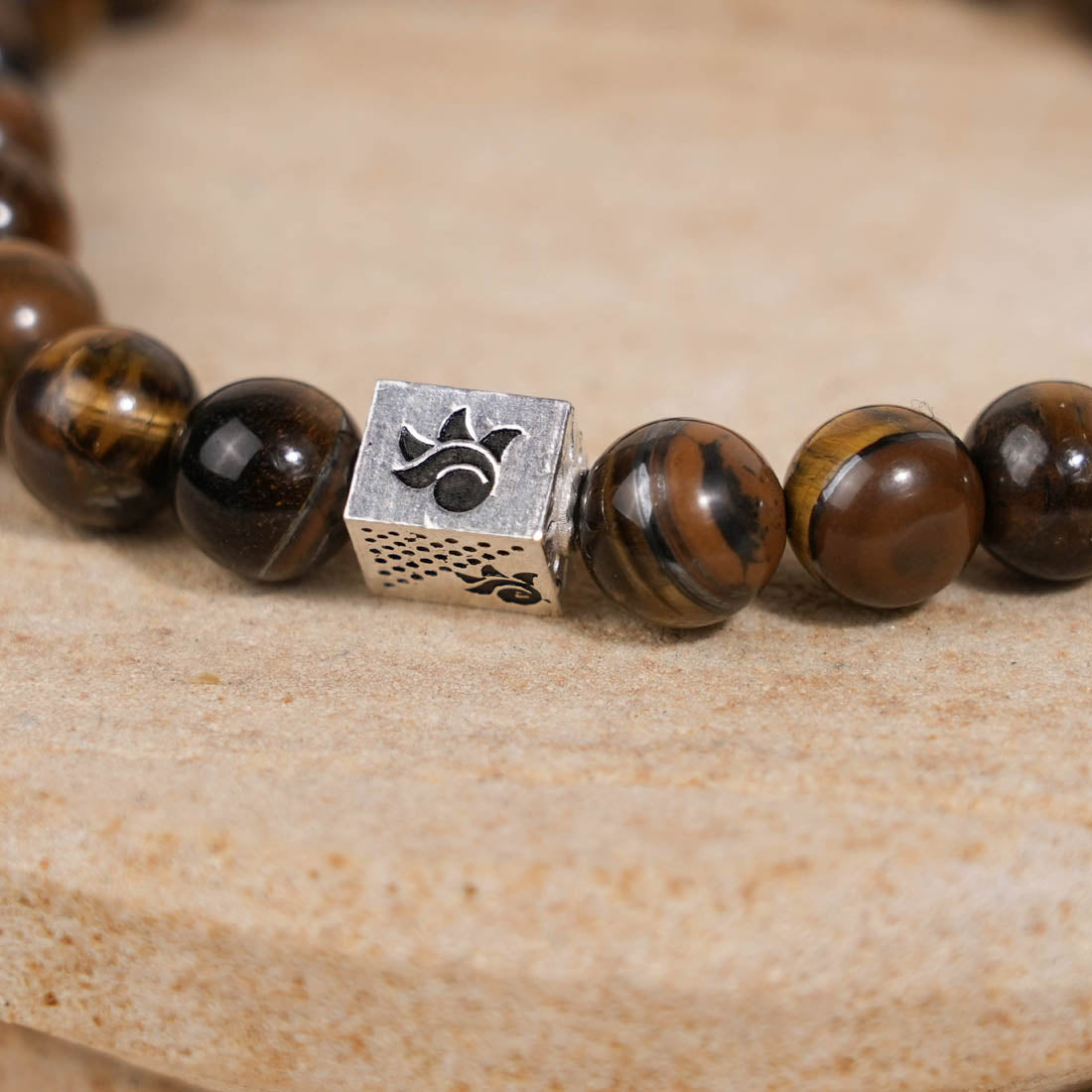 Tiger Eye Stone Beads Bracelet