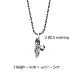 92.5 Silver Murlidhar Krishna Pendant