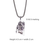 Lord Shiva Silver Pendant