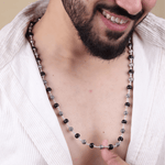 Original Karungali Silver Mala (Spherical Beads)
