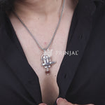 Spiritual Shivling Rudraksha Silver Pendant