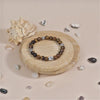 Tiger Eye Stone with Om Namah Shivay Silver Beads Bracelet