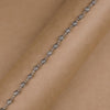 Om Silver Beads Bracelet